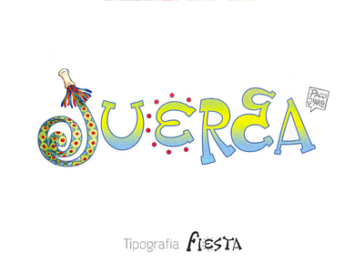 Tipografía Fiesta - J arte dibujante diseño diseñografico ilustracion ilustrador letra portfolio tipografía tipografíafiesta