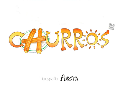Tipografía Fiesta - H arte dibujante diseño diseñografico ilustracion ilustrador letra portfolio tipografía tipografíafiesta
