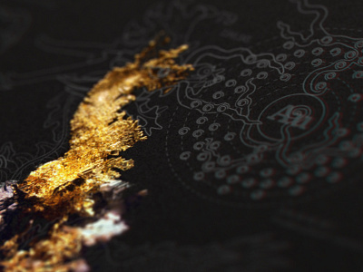 Gold and Dragon wallpaper