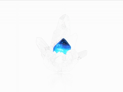 Chrystal logo reveal amethyst chrystal logo