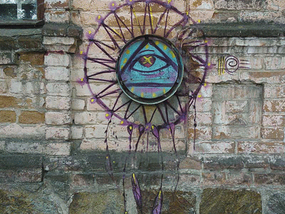 Street Art delta eye street art