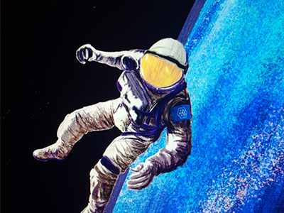 Spacemen astronaut cosmonaut cosmos illustration space spacemen