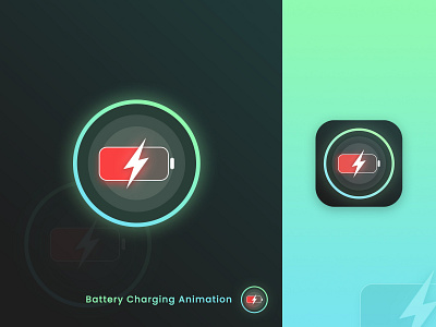 Battery charging animation appdesign logodesign photoshop uiux xd