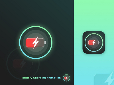 Battery charging animation