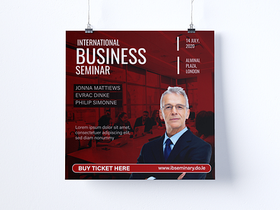 Business Seminar Banner banner business banner poster seminar banner