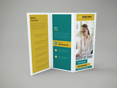 Trifold Brochure brochure brochure design business brochure corporate brochure dribbble best shot esana mariam fiverr fiverr seller trifold brochure z fold brochure