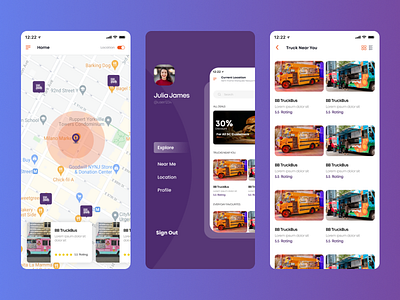 Food Truck Mobile Application