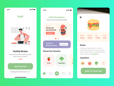 Nutrition App UI