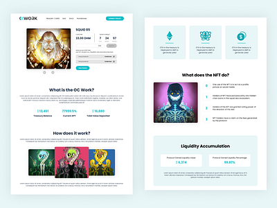 NFT Auctions & Spawning Landing Page branding figma graphic design landing page nft typography ui ux