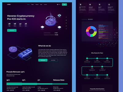 Cryptocurrency Landing Page