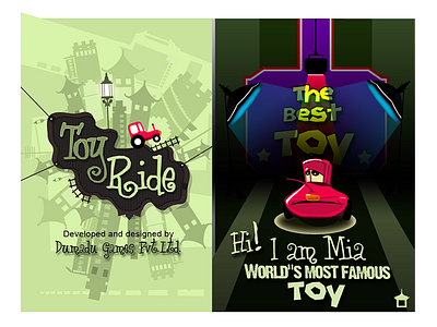 Toy Ride character design game design ipad iphone loading screen toy