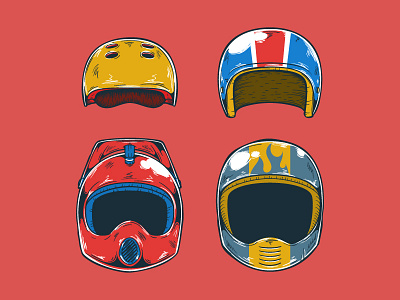 Some helmets for your choice helmet illustration