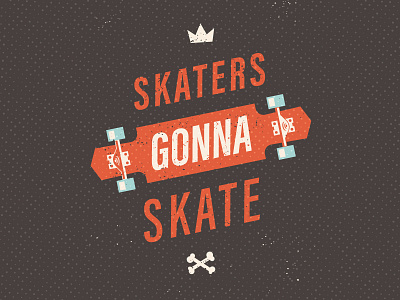 Longboard Stuff longboard motivation poster print skateboard typography