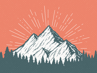 Mountain illustration mountain vector wilderness