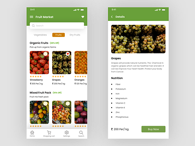Fruit shop android android app design application ui design mobile design mobile ui ui ui design ux ux design