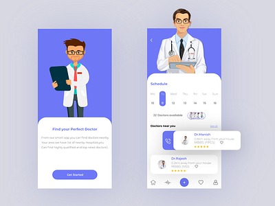 medical app Screens