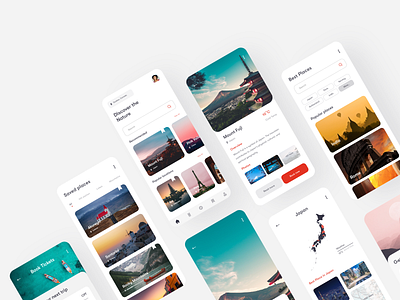 Travel mobile app design app design design nature travel travel app ux