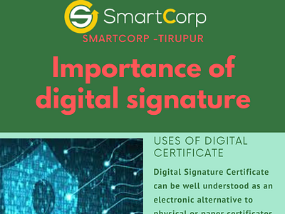 Digital signature certificate in Tirupur