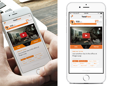 TrendFrend • Mobile UI Design