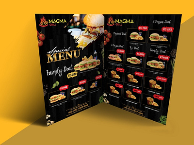 Menu Design | Restaurant Branding a4 design branding company profile creative design design graphic design illustration logo ux vector