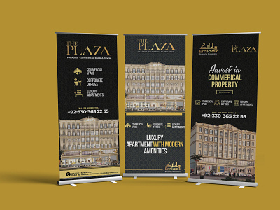 Rollup Designs | The Plaza a4 design branding company profile creative design design illustration logo ui ux vector