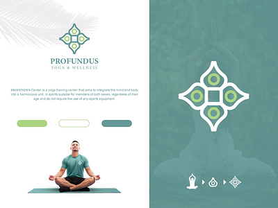 Profundus Logo adobeillustration branding design graphic design illustration logo logo desing vector yoga