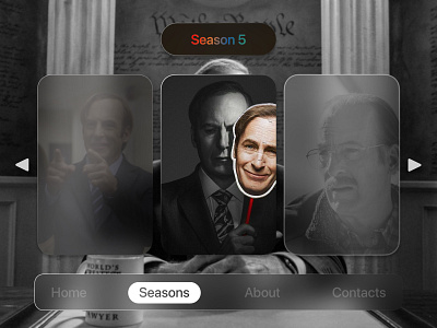 Better call Saul via glassmorphism challenge from Sketch app