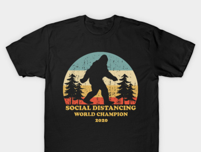 Bigfoot Social Distancing World Champion.