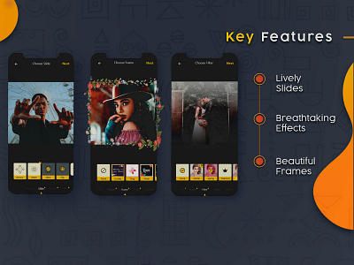 Gif Maker App UI/UX by Riseup Labs on Dribbble