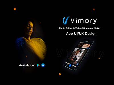 VIMORY: Photo & Video Maker App UI/UX