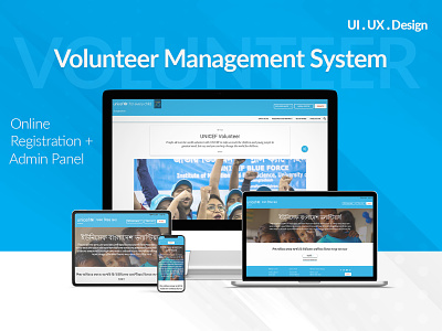 Volunteer Management System UI/UX Design