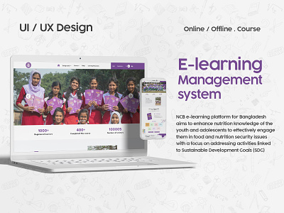 e-learning Management System UI/UX Design