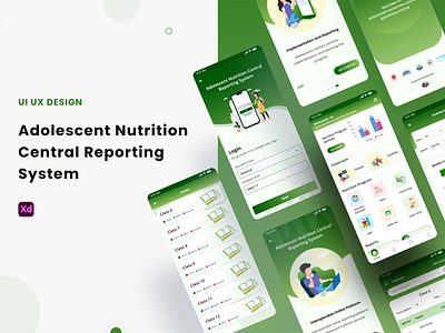 Adolescent nutrition central reporting system app design