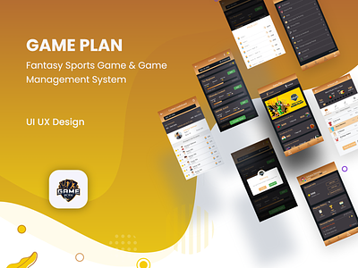 Game Plan app design