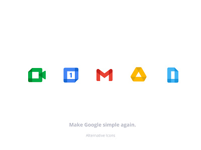 Google Icons recoloured - Free Figma branding design figma flat free icons illustration minimal set vector