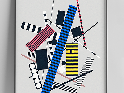 a print series abstract art composition house layout lines op art patterns print wall your mom