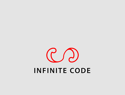 Infinite Code Minimal branding colorful design illustration logo minimal professional simple vector