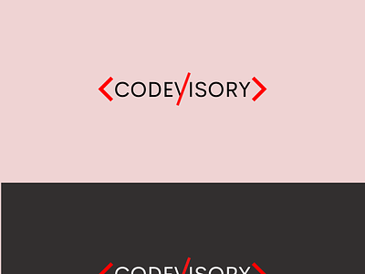 Code Visory Minimal branding design icon illustration logo minimal professional simple typography vector
