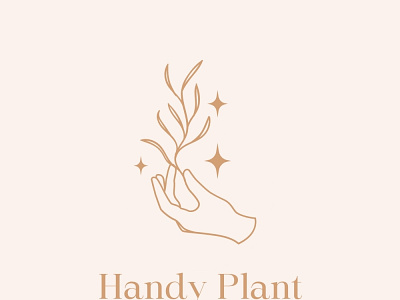 Handy Botanical Logo By Jaber Rayhan On Dribbble