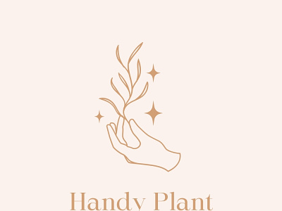 Handy Botanical Logo colorful design illustration logo minimal professional simple vector
