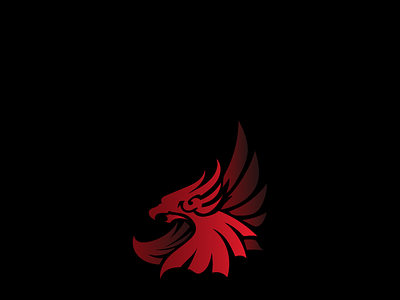 Hunting Eagle branding colorful creative logo design illustration logo logo design minimal professional red redesign concept simple unique design vector