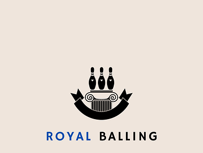 Royal Balling balling branding creative logo design illustration logo design minimal professional royal logo unique logo vector