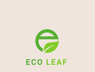 Eco Leaf branding creative logo illustration logo design minimal professional typography unique logo