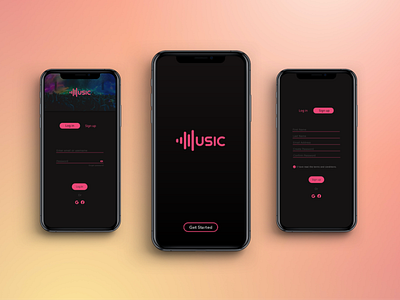 Minimal Music UI