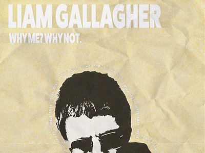 Liam Gallagher Promotional Poster