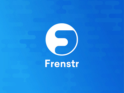 Frenstr app logo and brand skin app background brand skin branding f logo