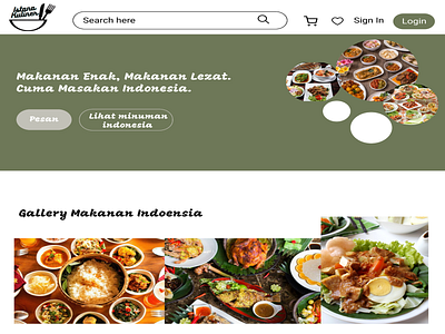 Istana Kuliner ui ux uxdesign web design