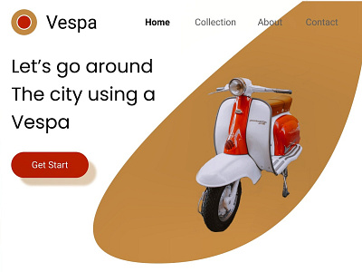 Vespa Website uidesign uiux webdesign