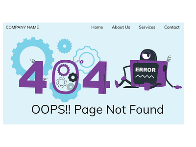 Daily UI 008-404 Page not Found