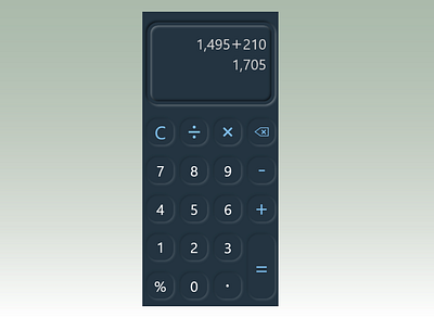 Daily UI 004- Calculator daily 100 challenge dailyui dailyui 004 dailyuichallenge design ui uidesign uiux ux uxdesign web